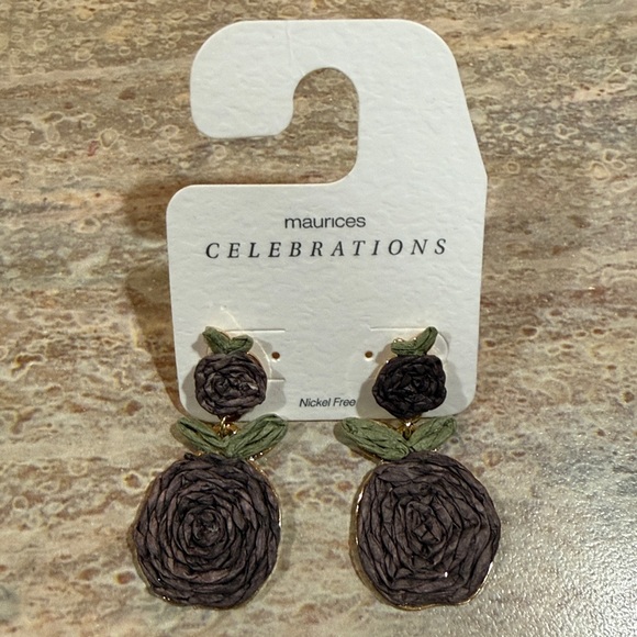 NEW Rafia Earrings - Picture 2 of 3